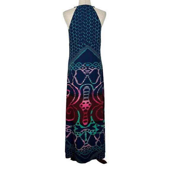 Donna Morgan Blue and Red Maxi Dress - Picture 5 of 14